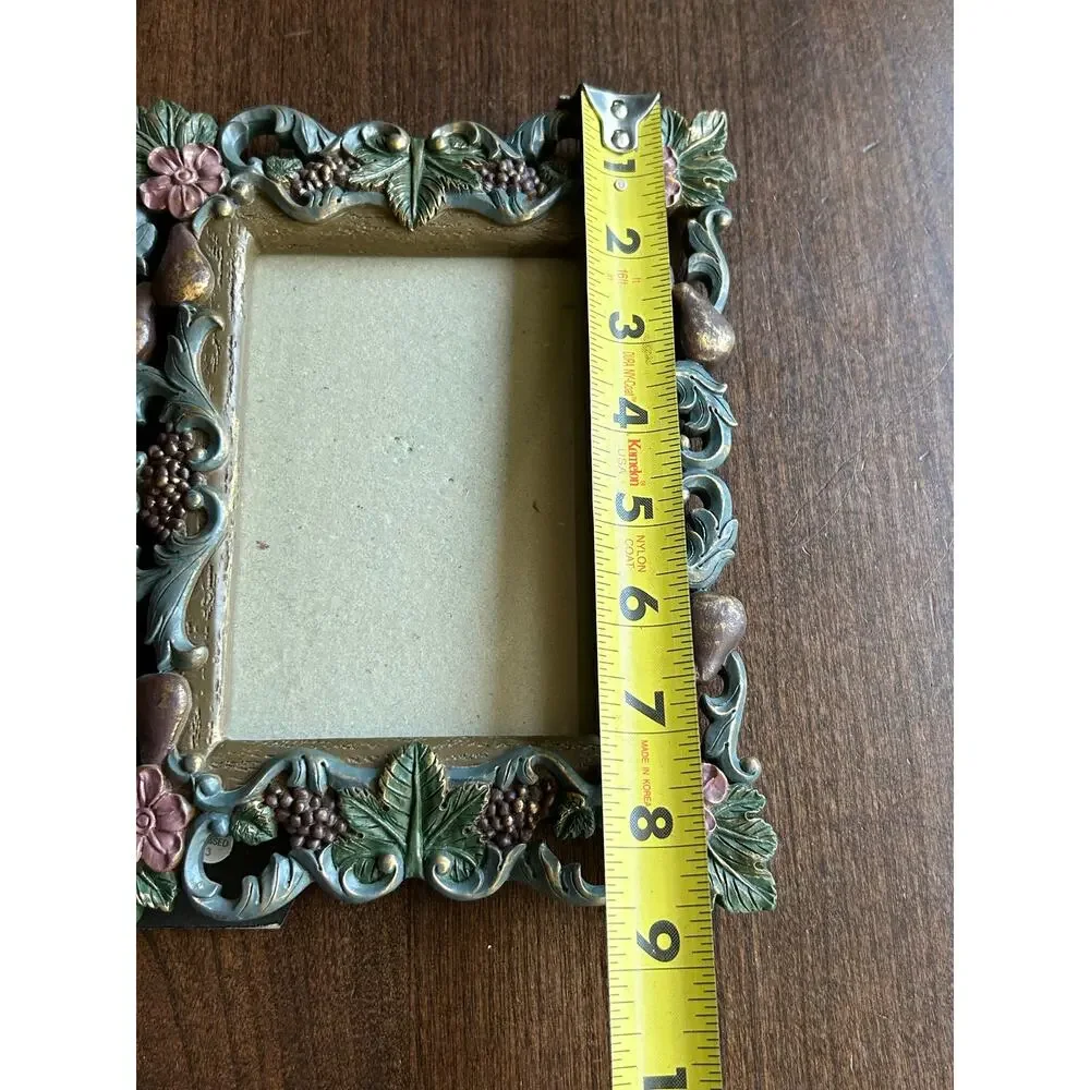 Vintage Ornate Floral Fruit 4x6